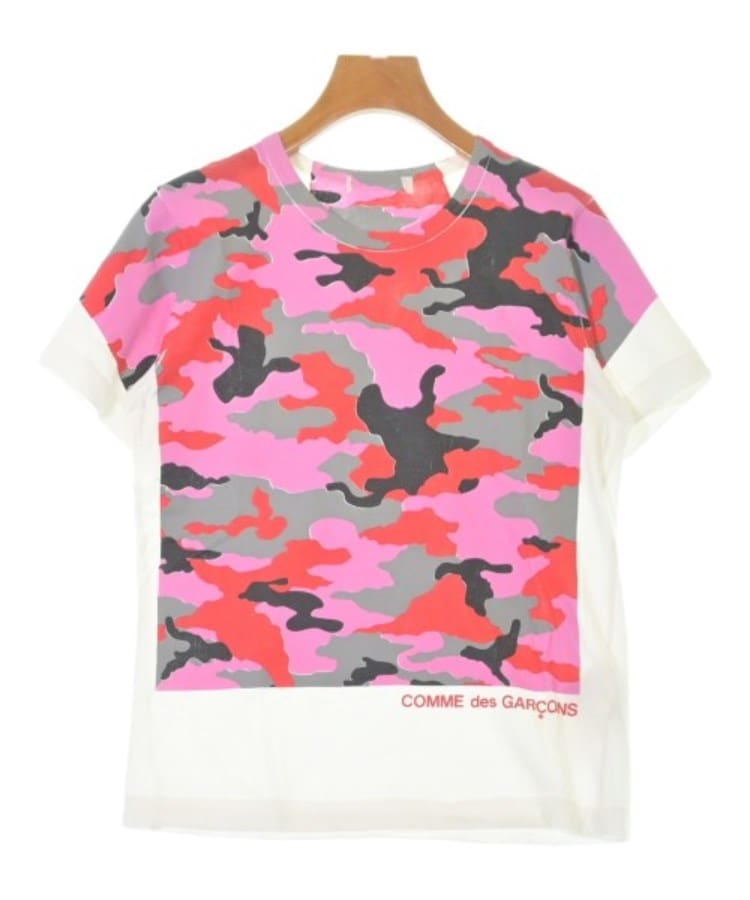 ラグタグ(RAGTAG)のCOMME des GARCONS コムデギャルソン レディース Tシャツ・カットソー サイズ：-(S位) 赤x白x黒等(総柄)