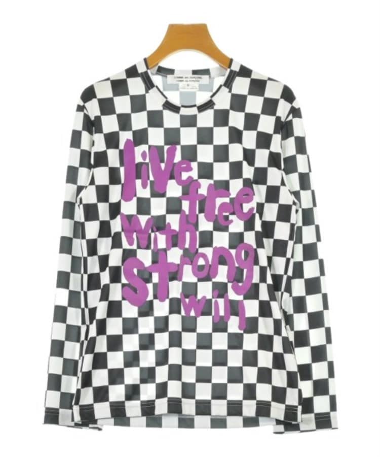 ラグタグ(RAGTAG)のCOMME des GARCONS COMME des GARCONS コムデギャルソンコムデギャルソン レディース Tシャツ・カットソー サイズ：S 白x黒(チェック)