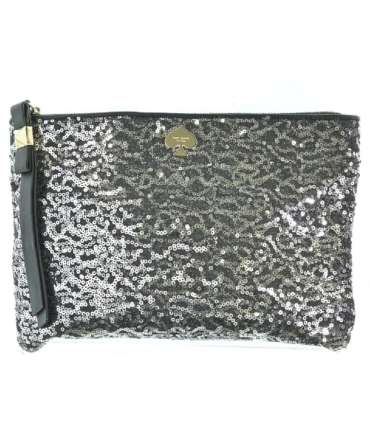ラグタグ(RAGTAG)のkate spade new york ケイトスペードニューヨーク レディース クラッチバッグ グレーxシルバー