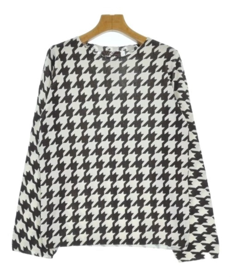 ラグタグ(RAGTAG)のCOMME des GARCONS COMME des GARCONS コムデギャルソンコムデギャルソン レディース ニット・セーター サイズ：M 白x茶(千鳥格子)