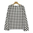 ラグタグ(RAGTAG)のCOMME des GARCONS COMME des GARCONS コムデギャルソンコムデギャルソン レディース ニット・セーター サイズ：M 白x茶(千鳥格子)