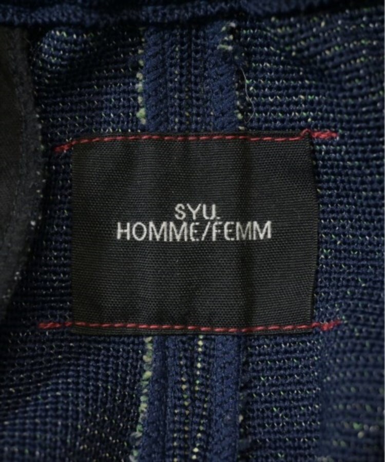SYU.HOMME/FEMM(シュウオムフェム) / スウェット/2/コットン/WHT