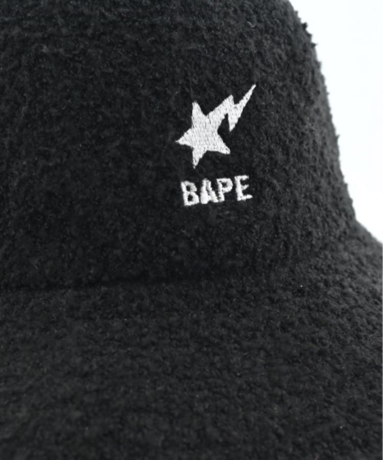 A BATHING APE - BAPE SHARK バケットハット 黒の通販 by street