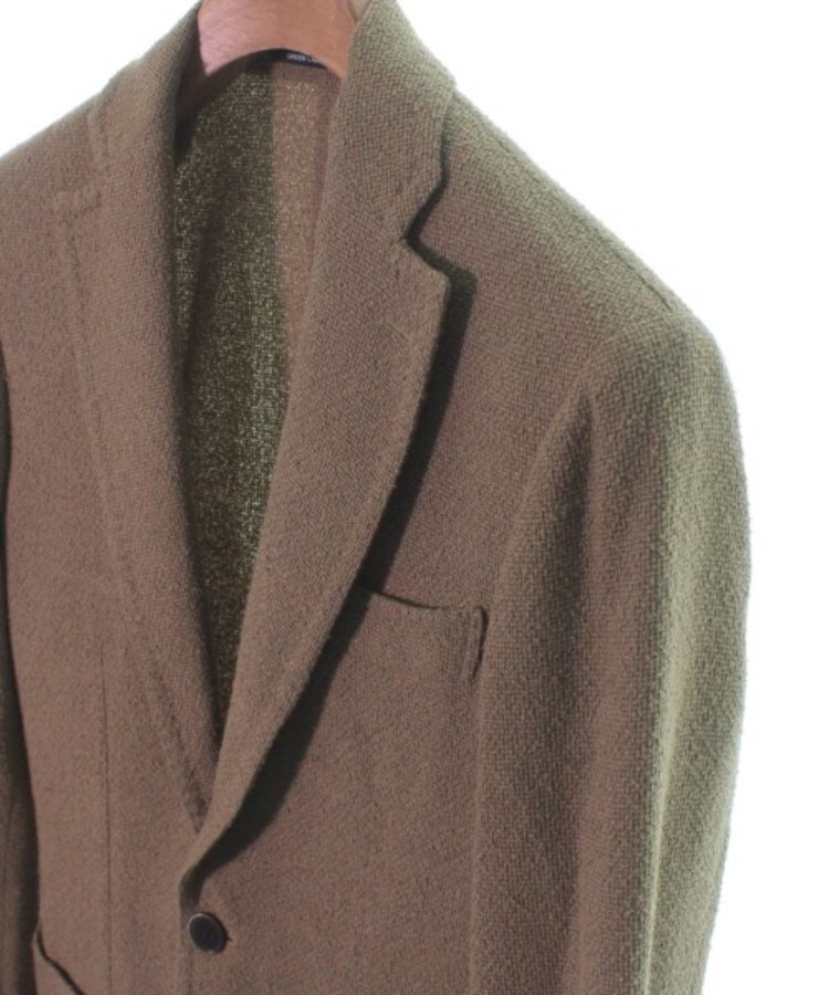 メンズ UNITED ARROWS green label relaxing - green label relaxing 通販超激安 グリーンレーベルリラクシング 春夏 メンズスーツ セットアップ 茶色 ジャケット セットアップ