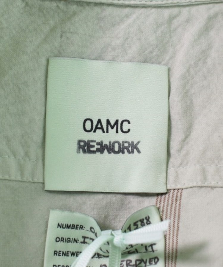 一度着用したのみですOAMC RE:WORK ストライプシャツ L - シャツ