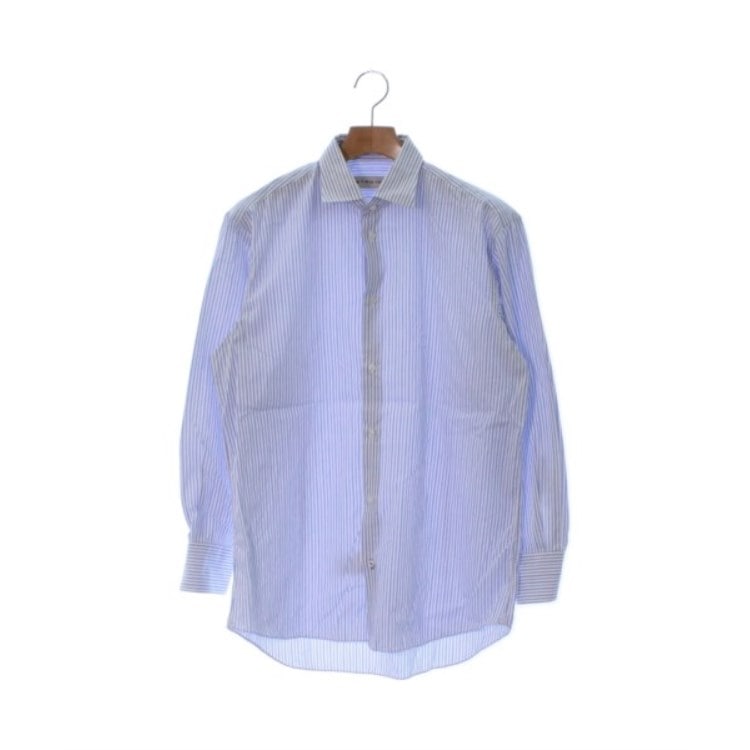 ETRO エトロ ドレスシャツ 37(XS位) 青(総柄)オールシーズンポケット