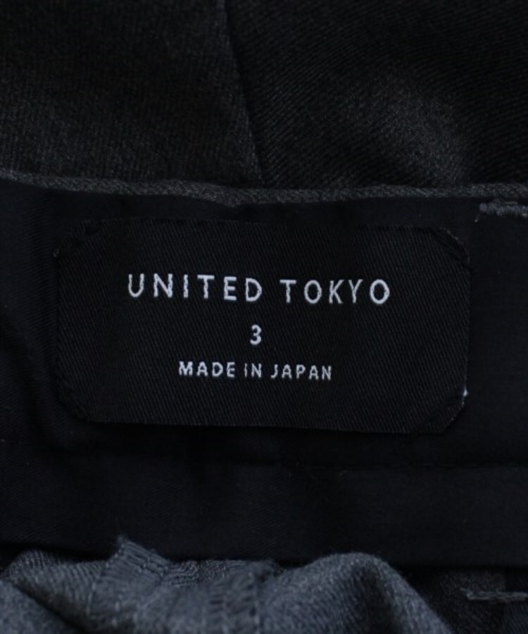 UNITED TOKYO ユナイテッドトウキョウ スラックス 3(L位) 黒