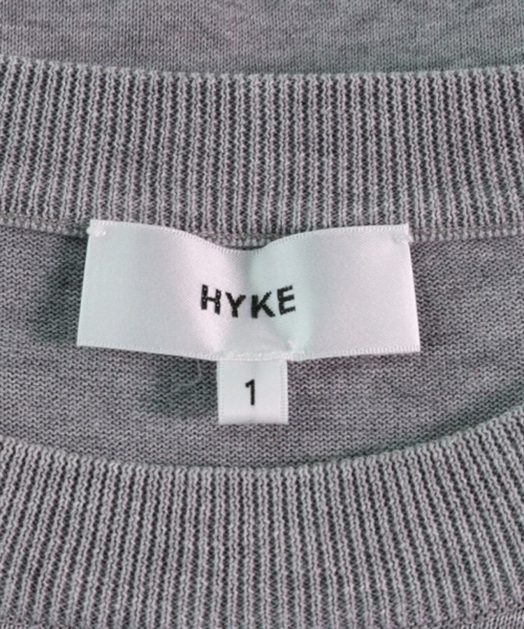 HYKE ニット ホワイト サイズ1 トップス ニット/セーター labmadeiras