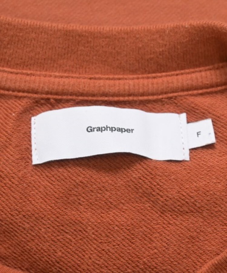 Graphpaper グラフペーパー Tシャツ・カットソー F オレンジ