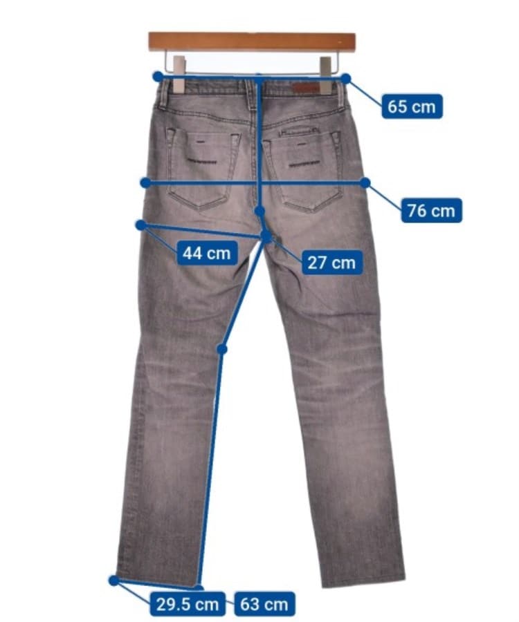 YANUK ヤヌーク レディース デニムパンツ サイズ:22(XS位 YANUK ヤヌーク レディース デニムパンツ サイズ:22(XS位