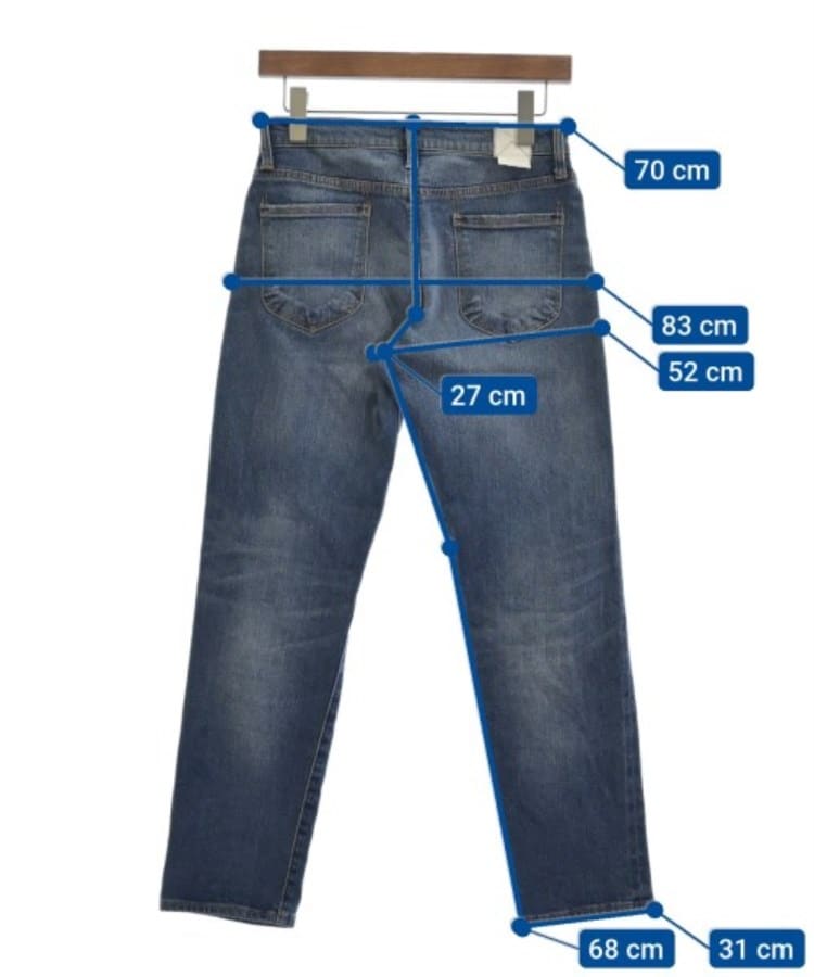 WHEIR ウェア レディース デニムパンツ サイズ:24(XS位 WHEIR ウェア レディース デニムパンツ サイズ:24(XS位
