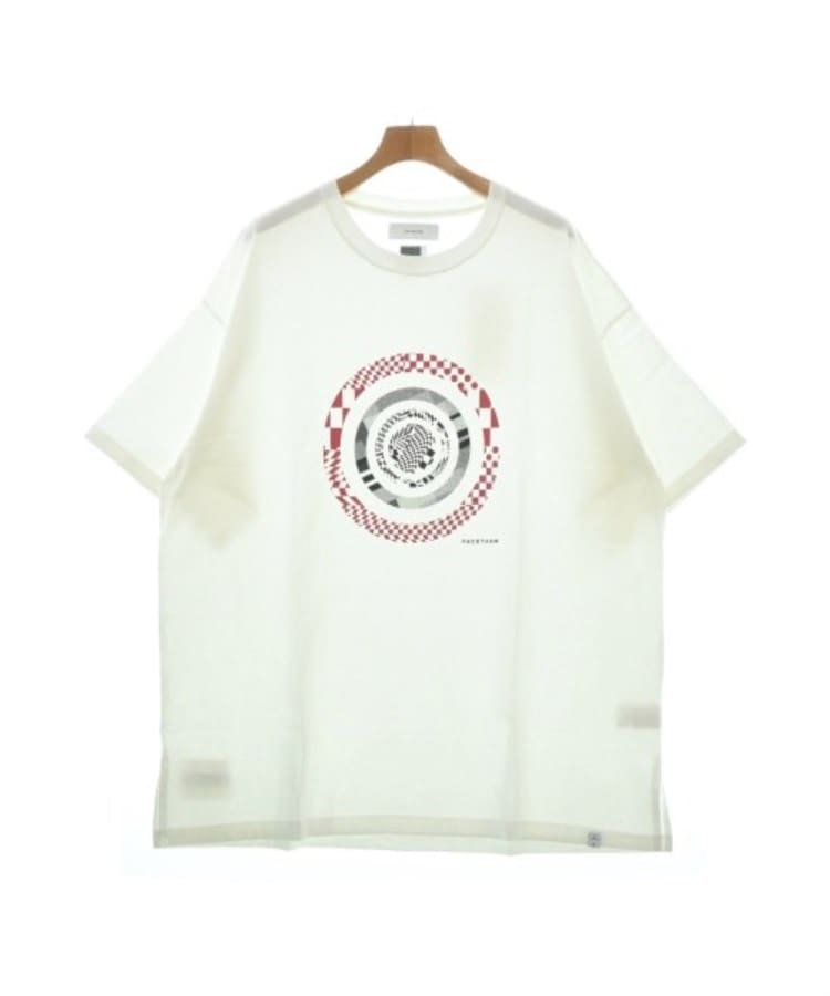 FACETASM ファセッタズム Tシャツ・カットソー 5(L位) 白 - Tシャツ ...
