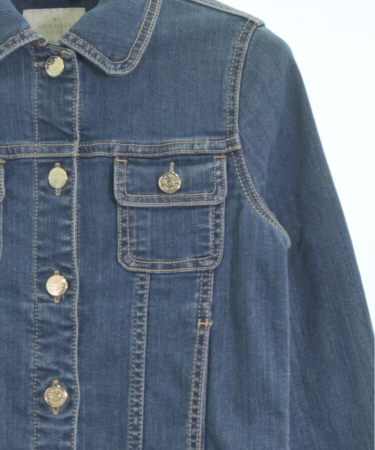 【美品】ケイトスペードニューヨーク　デニムジャケット　小さめサイズ　サイズXS