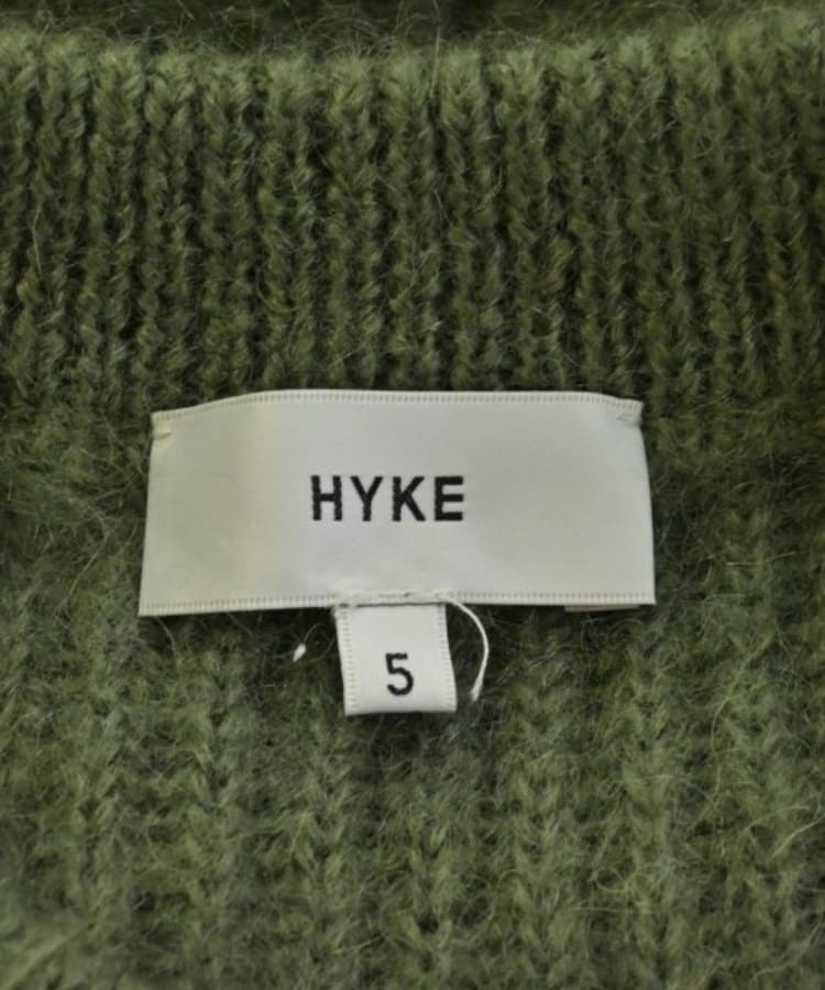 HYKE ハイク ニット・セーター 5(XXL位) 緑 - ニット/セーター