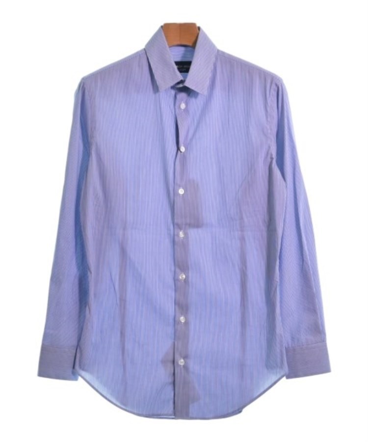ラグタグ(RAGTAG)のGIORGIO ARMANI ジョルジオアルマーニ メンズ ドレスシャツ サイズ：14 1/2(XS位) 青系x白(ストライプ)