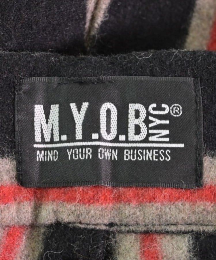 M.Y.O.B NYC ブラック コットン ロングコート サイズF