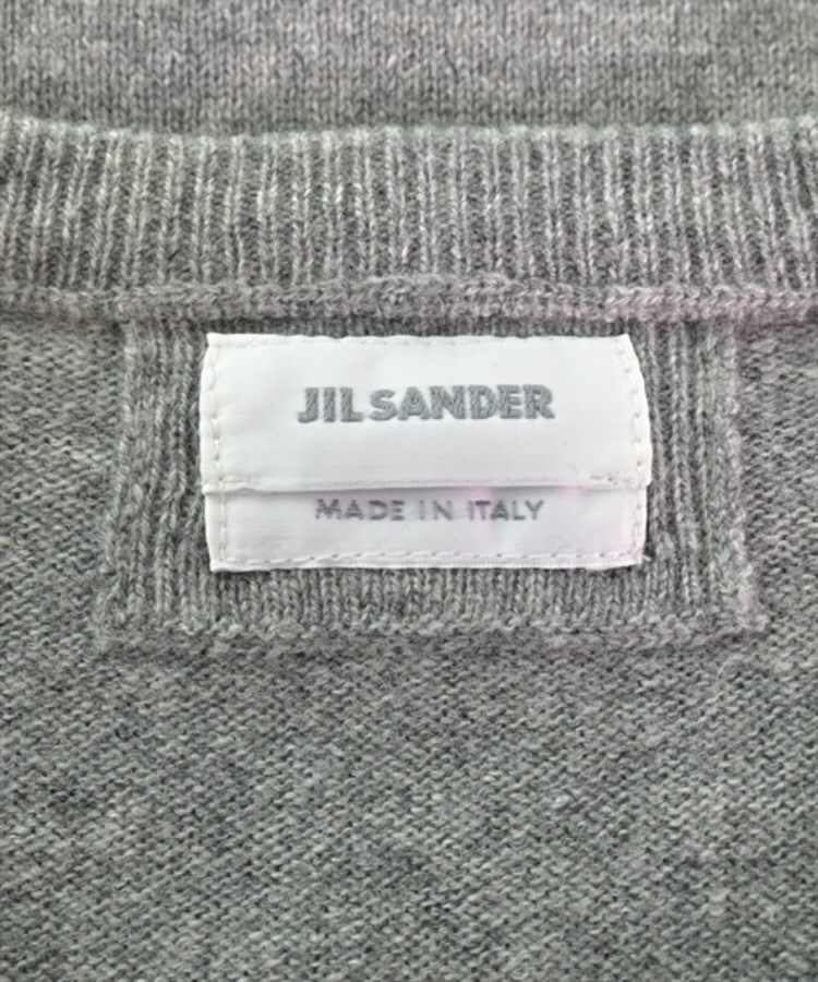 JIL SANDER ジルサンダー ニット・セーター 46(XL位) グレー