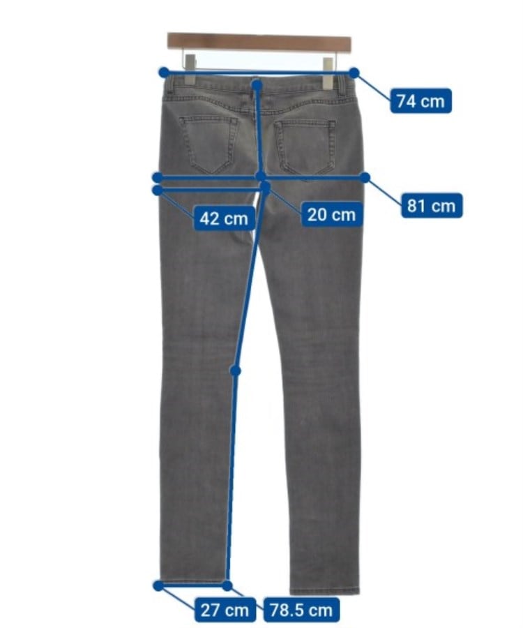 SAINT LAURENT PARIS サンローランパリ レディース デニムパンツ SAINT LAURENT PARIS サンローランパリ レディース デニムパンツ