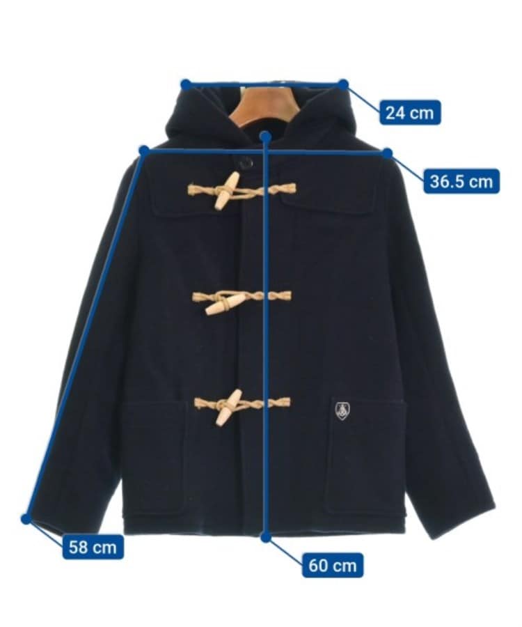 ORCIVAL オーシバル レディース ダッフルコート サイズ:0(S位 ORCIVAL オーシバル レディース ダッフルコート サイズ:0(S位