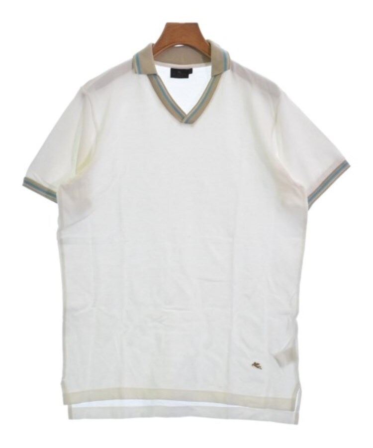ラグタグ(RAGTAG)のETRO エトロ メンズ ポロシャツ サイズ：L オフホワイトxベージュx水色