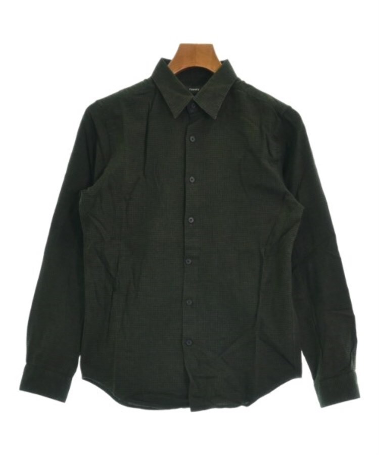 ラグタグ(RAGTAG)のTheory セオリー メンズ カジュアルシャツ サイズ：XS 緑x黒(ギンガムチェック)