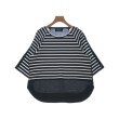 ラグタグ(RAGTAG)のijiit イジット レディース Tシャツ・カットソー サイズ：F 紺x白(ボーダー)