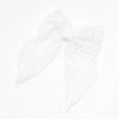 グランドエッジ　アクセサリー(Grandedge)のお花レースリボンバレッタ ホワイト(001)