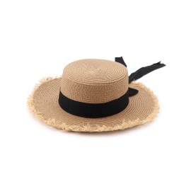 グランドエッジ　アクセサリー(Grandedge)のシンプルリボンカンカン帽