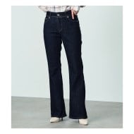 日本製 インターナショナルベーシック ブーツカットデニムパンツ 日本製 インターナショナルベーシック ブーツカットデニムパンツ