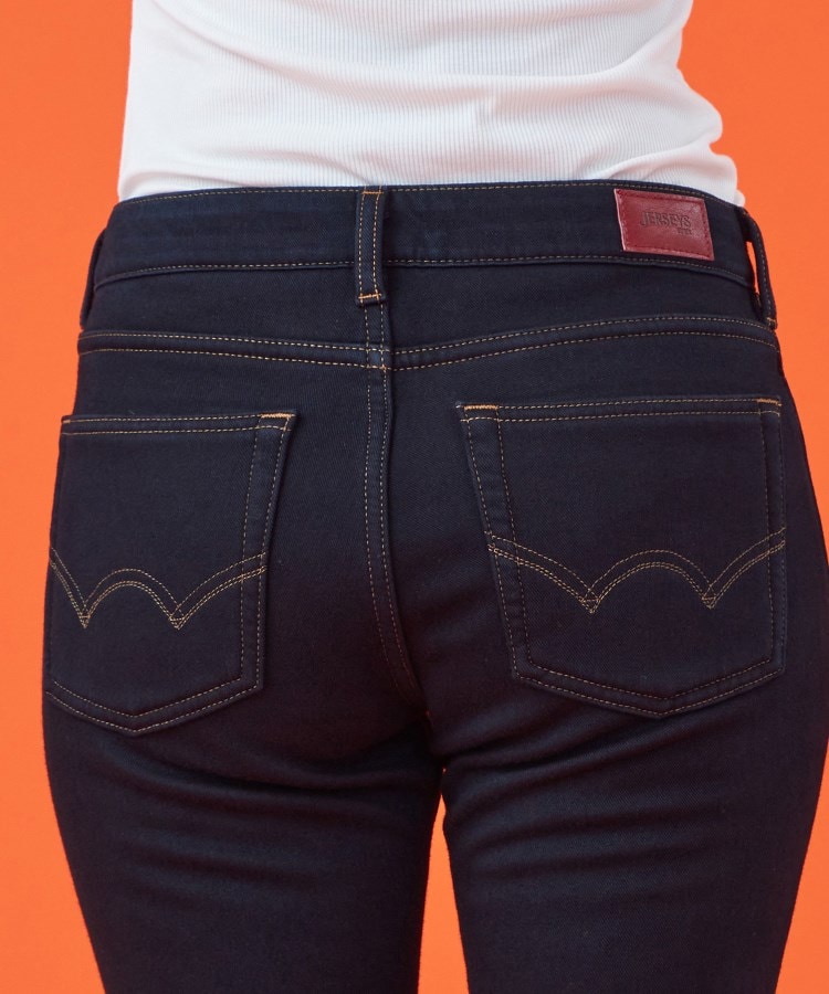 エドウイン(EDWIN)の【EDWIN LADIES】BODY FIRE ジャージーズスリムストレート裏シャギーデニムパンツ【スタンダードモデル】【暖】7