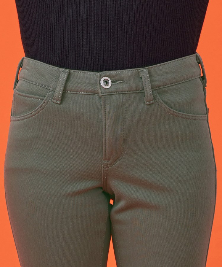 エドウイン(EDWIN)の【EDWIN LADIES】BODY FIRE ジャージーズスリムストレート裏シャギーデニムパンツ【スタンダードモデル】【暖】16