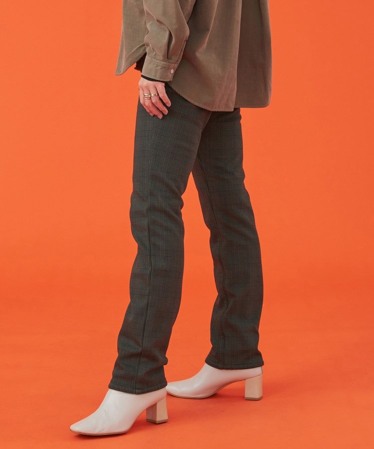 エドウイン(EDWIN)の【EDWIN LADIES】BODY FIRE ジャージーズスリムストレート裏シャギーデニムパンツ【スタンダードモデル】【暖】43
