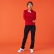 エドウイン(EDWIN)の【EDWIN LADIES】BODY FIRE ジャージーズスリムストレート裏シャギーデニムパンツ【スタンダードモデル】【暖】9