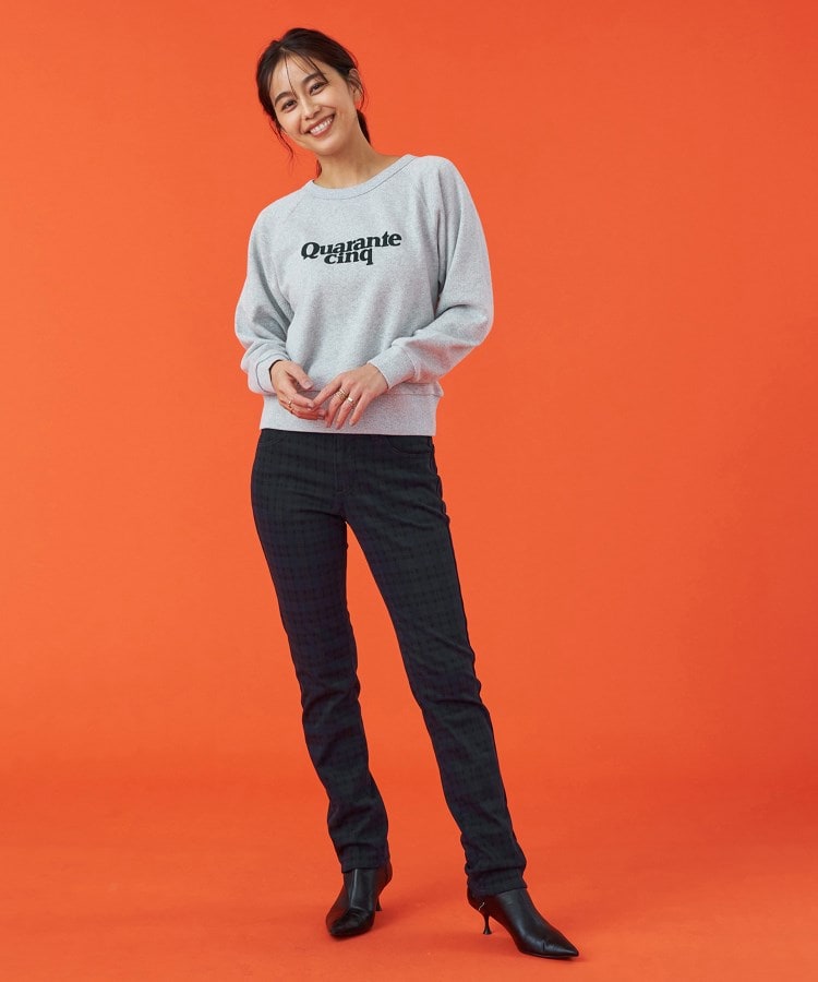 エドウイン(EDWIN)の【EDWIN LADIES】 BODY FIREジャージーズスリムストレート裏起毛デニムパンツ【エントリーモデル】【暖】21