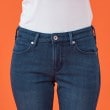 エドウイン(EDWIN)の【EDWIN LADIES】 BODY FIREジャージーズスリムストレート裏起毛デニムパンツ【エントリーモデル】【暖】27