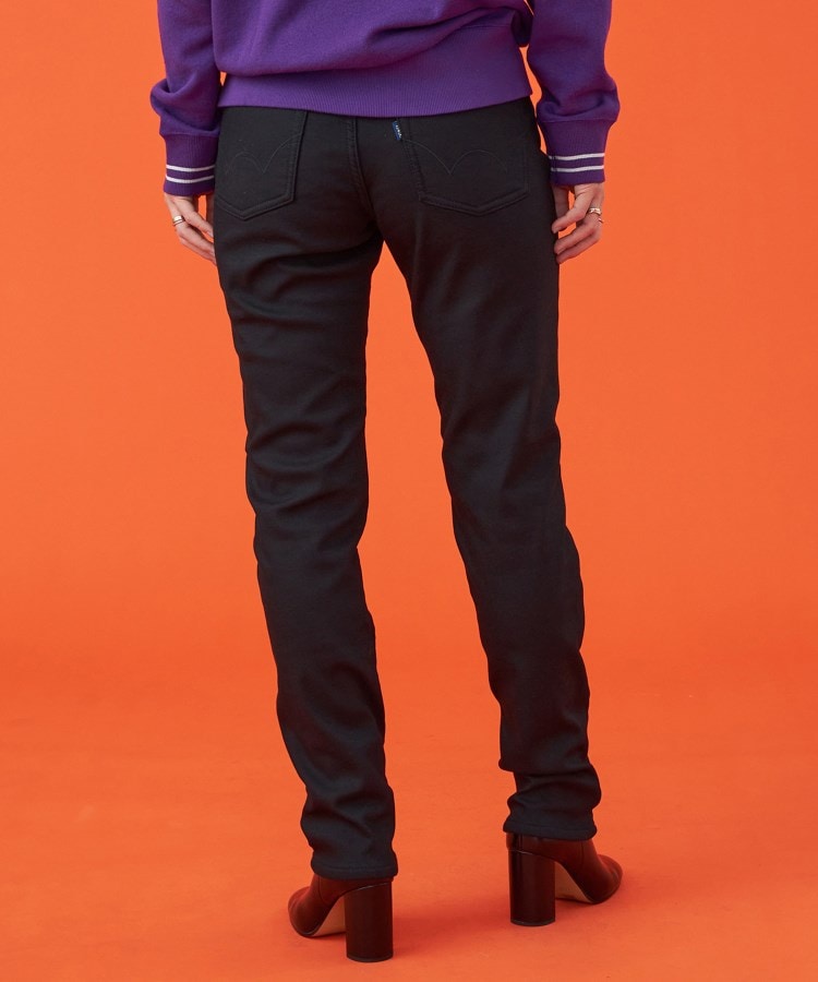 エドウイン(EDWIN)の【EDWIN LADIES】 インターナショナルベーシックBODY FIREゆったりストレート裏フリースデニムパンツ【暖】36