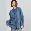 エドウイン(EDWIN)のSOMETHING ボウタイデニムブラウス19