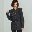エドウイン(EDWIN)のSOMETHING マルチウェイフリルデニムブラウス2
