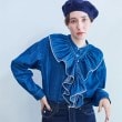 エドウイン(EDWIN)のSOMETHING マルチウェイフリルデニムブラウス18