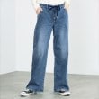 エドウイン(EDWIN)のEDWIN LADIES ジャージーズ イージーワイドデニムパンツ ブルー(092)