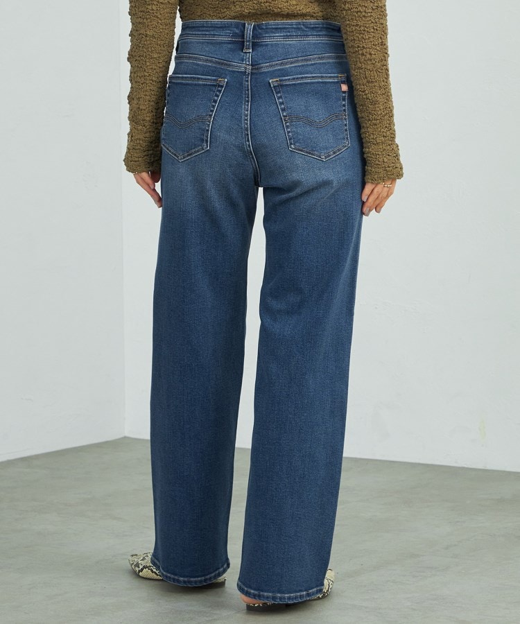 エドウイン(EDWIN)の【C17】 ワイドデニムパンツ35