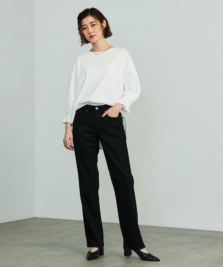 SOMETHING ELSA STANDARD ストレートデニムパンツ(デニムパンツ SOMETHING ELSA STANDARD ストレートデニムパンツ(デニムパンツ
