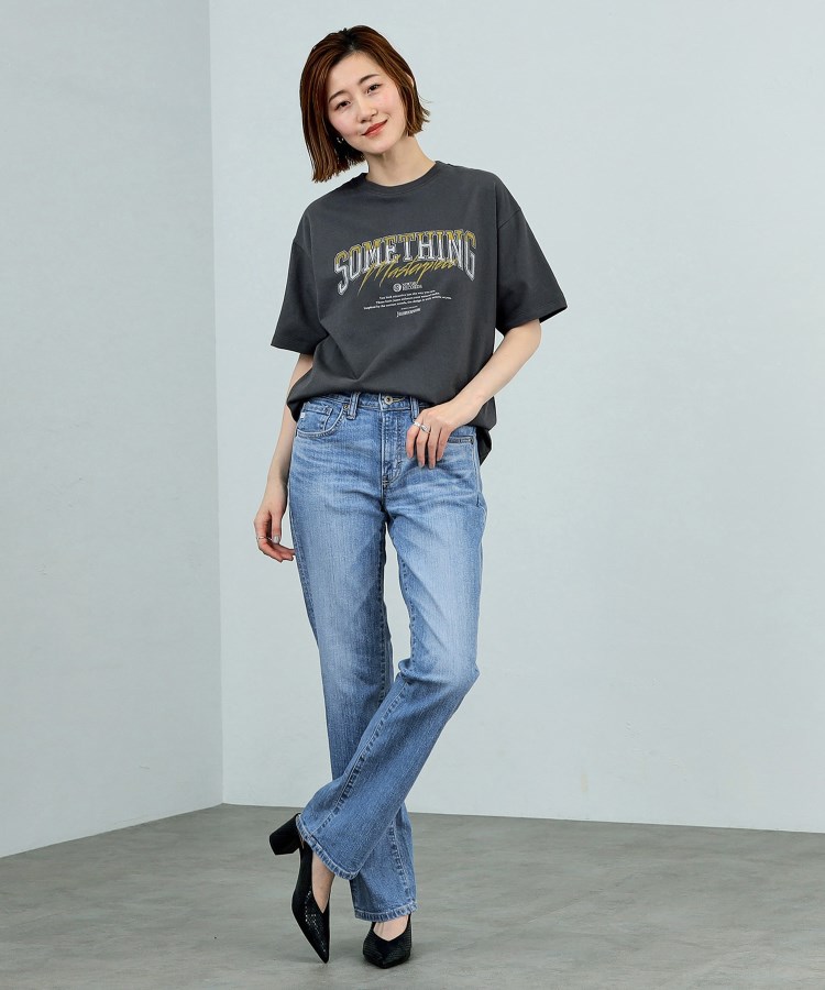 SOMETHING ELSA STANDARD ストレートデニムパンツ(デニムパンツ SOMETHING ELSA STANDARD ストレートデニムパンツ(デニムパンツ