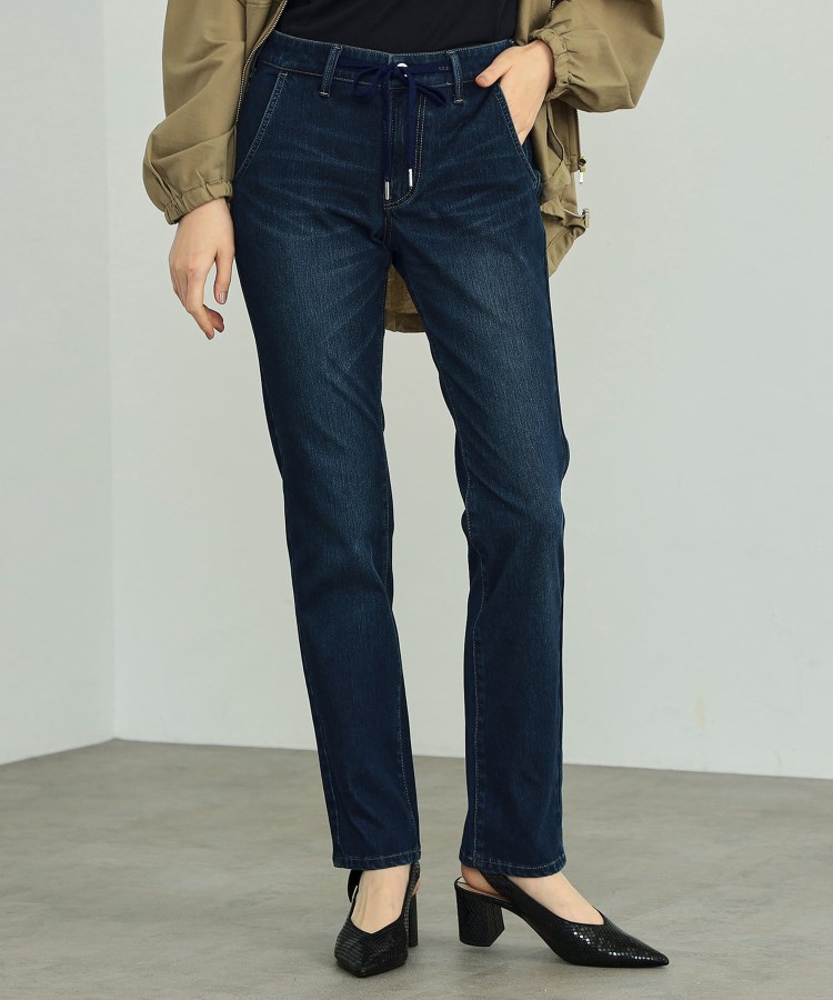 エドウイン(EDWIN)の【EDWIN LADIES】 ジャージーズイージースリムストレートデニムパンツ1