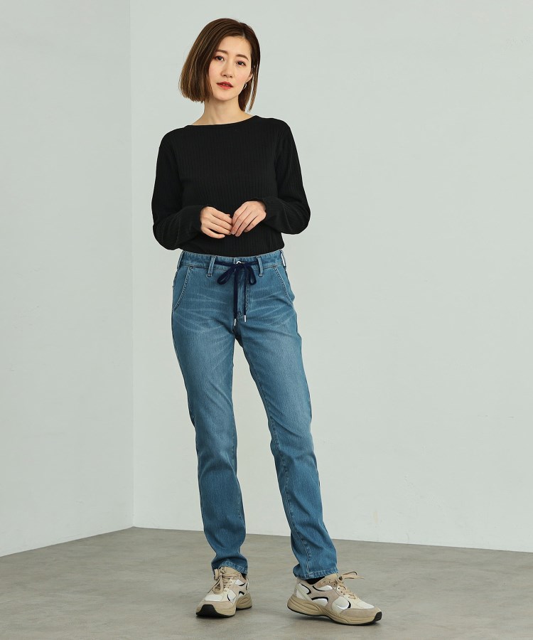 エドウイン(EDWIN)の【EDWIN LADIES】 ジャージーズイージースリムストレートデニムパンツ20