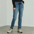 エドウイン(EDWIN)の【EDWIN LADIES】 ジャージーズイージースリムストレートデニムパンツ ブルー(092)