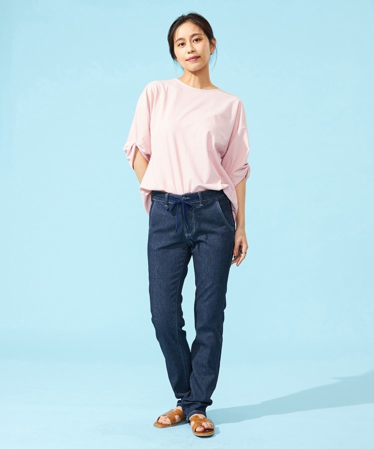 エドウイン(EDWIN)の【EDWIN LADIES】 ジャージーズ COOL イージースリムデニムパンツ【涼】9