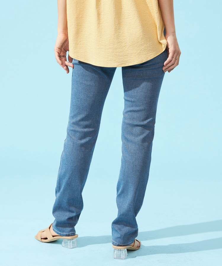エドウイン(EDWIN)の【EDWIN LADIES】 ジャージーズ COOL イージースリムデニムパンツ【涼】44