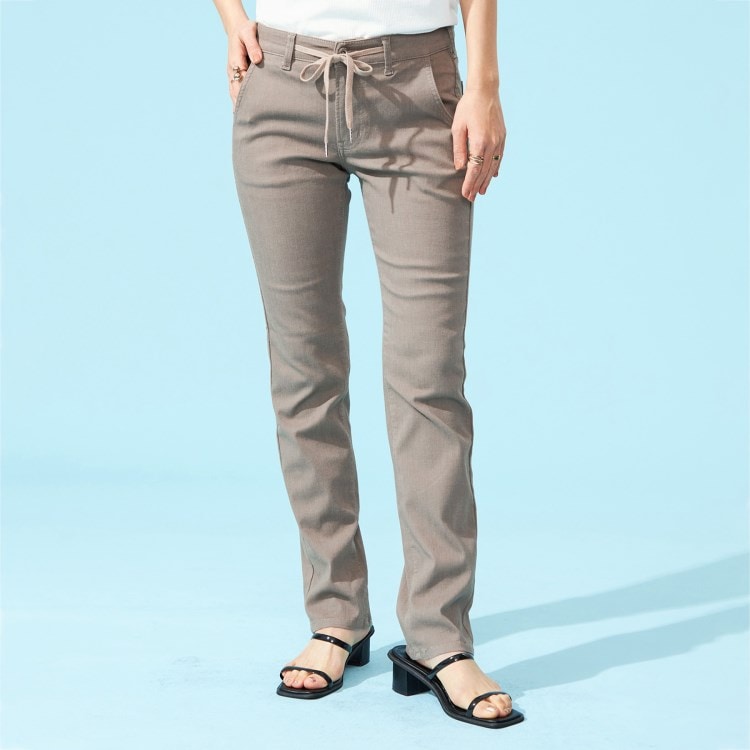 エドウイン(EDWIN)の【EDWIN LADIES】 ジャージーズ COOL イージースリムデニムパンツ【涼】 デニムパンツ