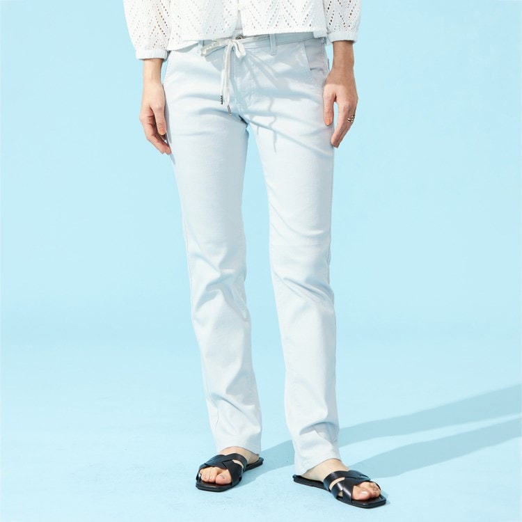 エドウイン(EDWIN)の【EDWIN LADIES】 ジャージーズ COOL イージースリムデニムパンツ【涼】 デニムパンツ